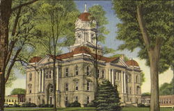Hancock County Court House Postcard