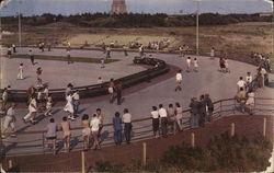 Rollerskating Rink Postcard