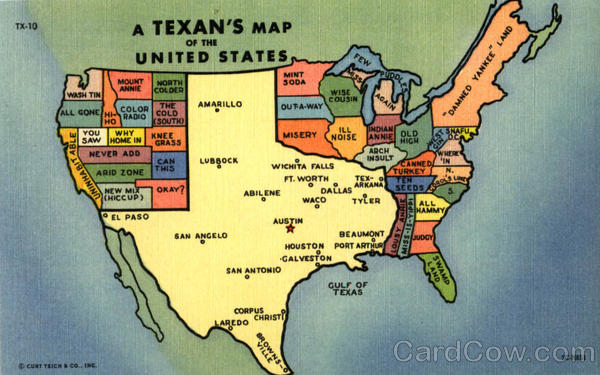 United States Map Texas