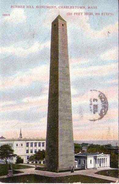 bunker hill monument charlestown boston ma love letter to