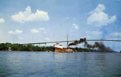 Thousand Islands International Bridge, main suspension span Thousand Islands International Bridge, main suspension span