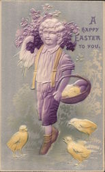 A Happy Easter To You Postcard