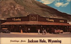 The Roundup Jackson, WY Postcard Postcard Postcard