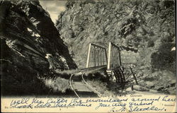 Strontia Springs In Platte Canan, Near Buffolo Park C. & S.R.R.