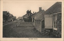 Sconset Roofs Postcard