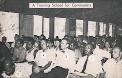 "A training school for Communists" - Martin Luther King Postcard