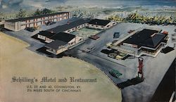 Schilling's Motel and Restaurant Postcard