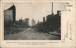 Destruction of San Francisco by Fire Postcard