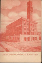 The Fire Department Headquarters Postcard