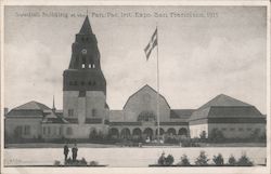 Swedish Building, Pan-Pac Int. Expo, 1915 Postcard