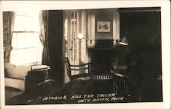 Interior of Hilltop Tavern Postcard