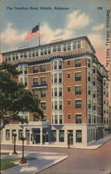 The Cawthon Hotel Facing Bienville Square Postcard
