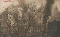 Albany Capital Fire - March 29, 1911 Postcard