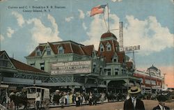 Culver and C.I. Brooklyn Railroad Station Postcard