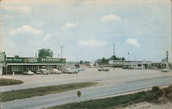 Amber House Restaurant and Truck Stop Postcard