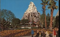 Matterhorn Mountain at Disneyland Postcard