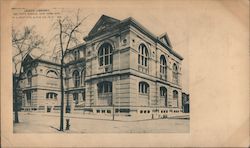 Lenox Library - 895 5th Avenue, New York City Postcard