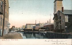 View of Erie Canal Postcard