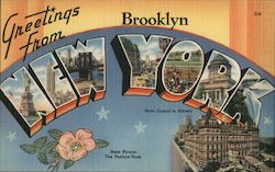 Greetings from Brooklyn New York Postcard