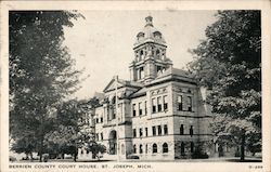 Berrien County Court House - St. Joseph, Michigan Postcard