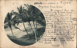 Sea Shore - Mount Lavinia Postcard