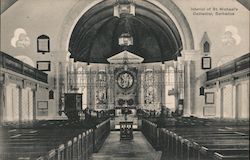 Interior of St. Michael's Cathedral, Barbados Postcard