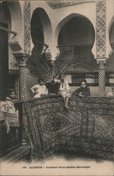 Interior of a Moorish House Postcard