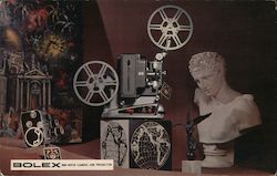 Bolex 8mm Movie Camera and Projector Advertising Postcard Postcard Postcard