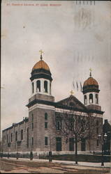 Exterior View of St. Teresa's Church Postcard