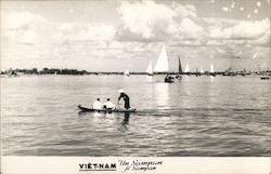 A Sampan in the Water Postcard