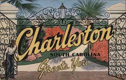 Greetings from Charleston Postcard
