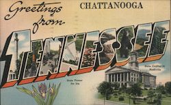 Greetings from Chattanooga Postcard
