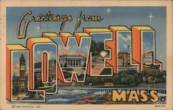 Greetings from Lowell Postcard