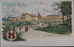 Art Palace. World's Fair St. Louis 1904. Postcard