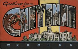 Greetings from Cheyenne Postcard