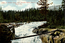 Falls On House Creek Near Bennett White Pass & Yukon Ry