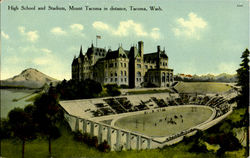 High School And Stadium
