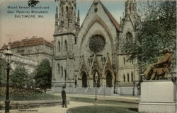 Mount Vernon Church And Geo Peabody Monument