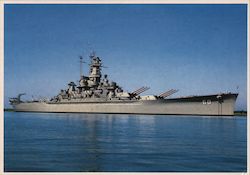 USS Alabama Battleship Memorial Park Postcard