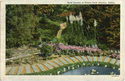 Rock Garden, Nelson Park Decatur, IL Postcard Postcard