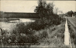 Coverrd Bridge Over Piscataquis River