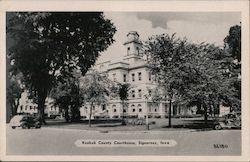 Kcokuk County Courthouse Postcard