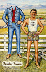 Rancher Ronnie Reagan Paper Doll Rancher Ronnie Reagan Paper Doll
