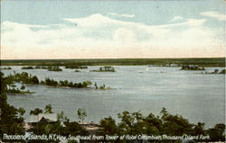 View Southeast From Tower Of Hotel Columbian, Thousand Island Park View Southeast From Tower Of Hotel Columbian, Thousand Island Park