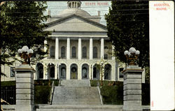 State House And Brewer's Fountain By Night