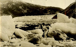 Taku Maid Swimming in the Ice