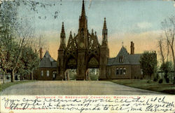 Entrance To Greenwood Cemetery Entrance To Greenwood Cemetery