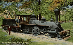 The Old War Engine At Fort Walker, Grant Park Atlanta, GA Postcard Postcard