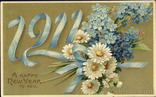 1911 A Happy New Year To You New Year's