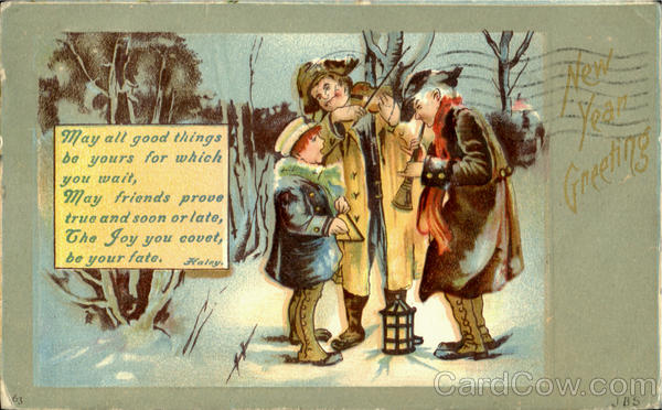 New Year Greeting New Year's